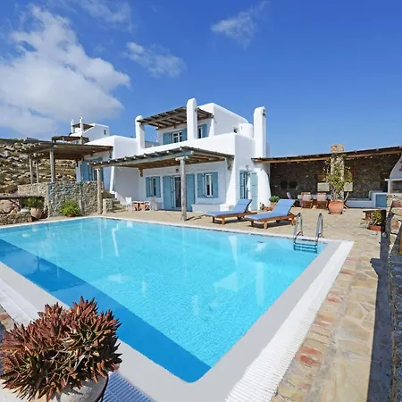 Authentic Seaview Luxury Pool - Agrari Villa Mykonos Town