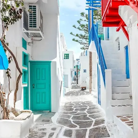 Authentic Seaview Luxury Pool - Agrari Villa Mykonos Town