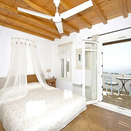 Authentic Seaview Luxury Pool - Agrari Villa Mykonos Town